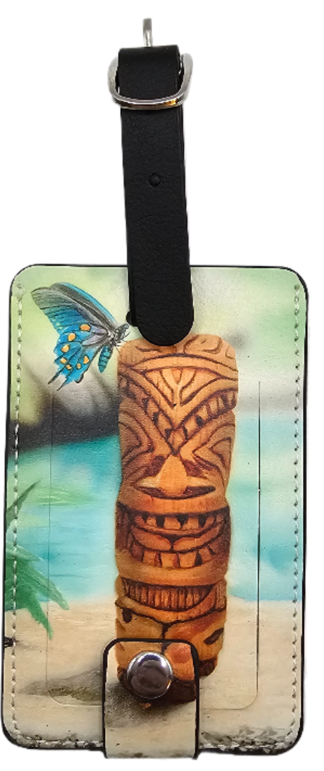 Unique Alien Totem luggage tag