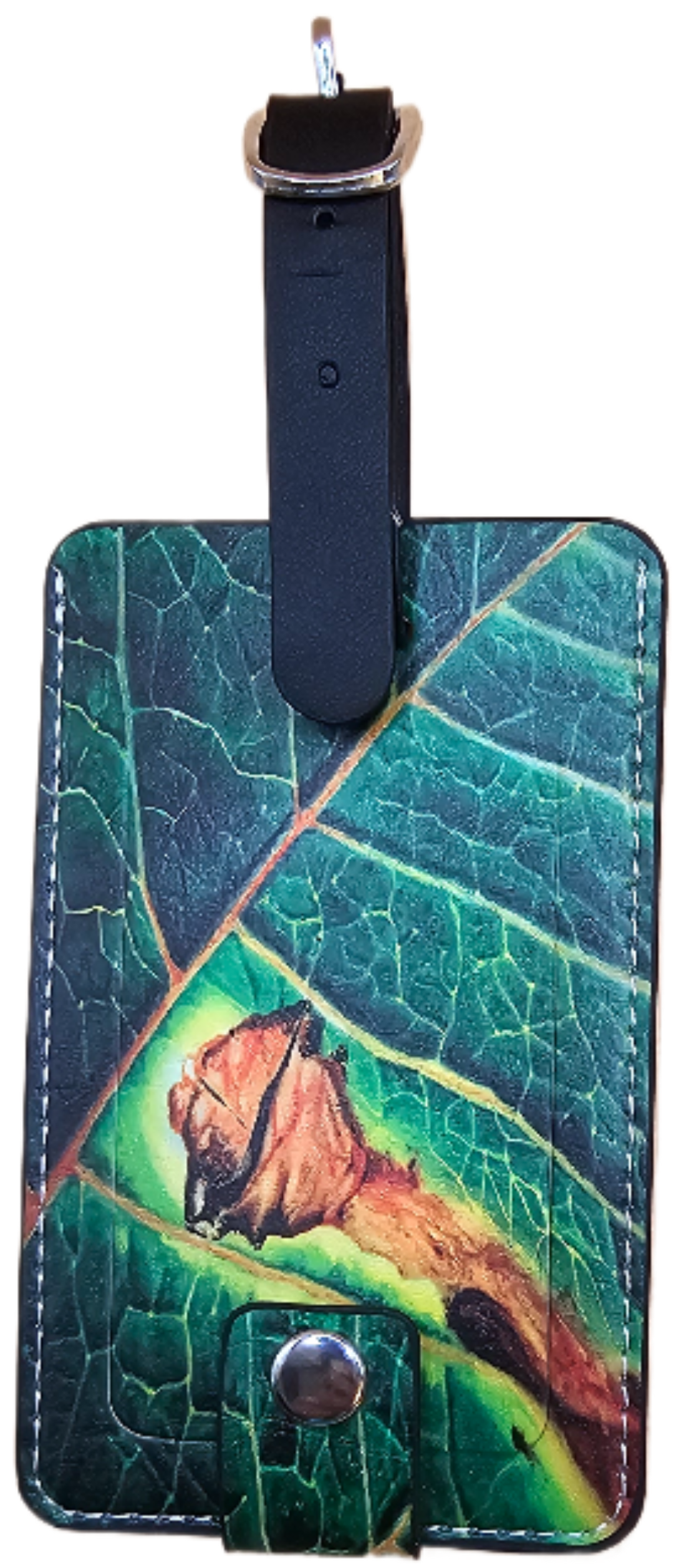 Stunning Green leaf Luggage Tag