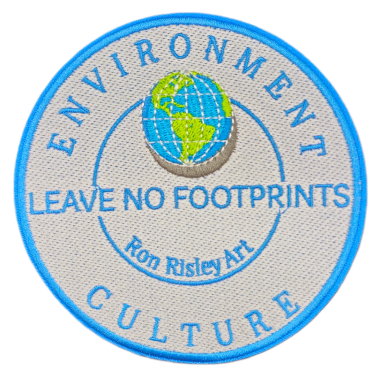 Forget Me Not - Day Pack with "Leave no  Footprints" Logo | Ron Risley Art