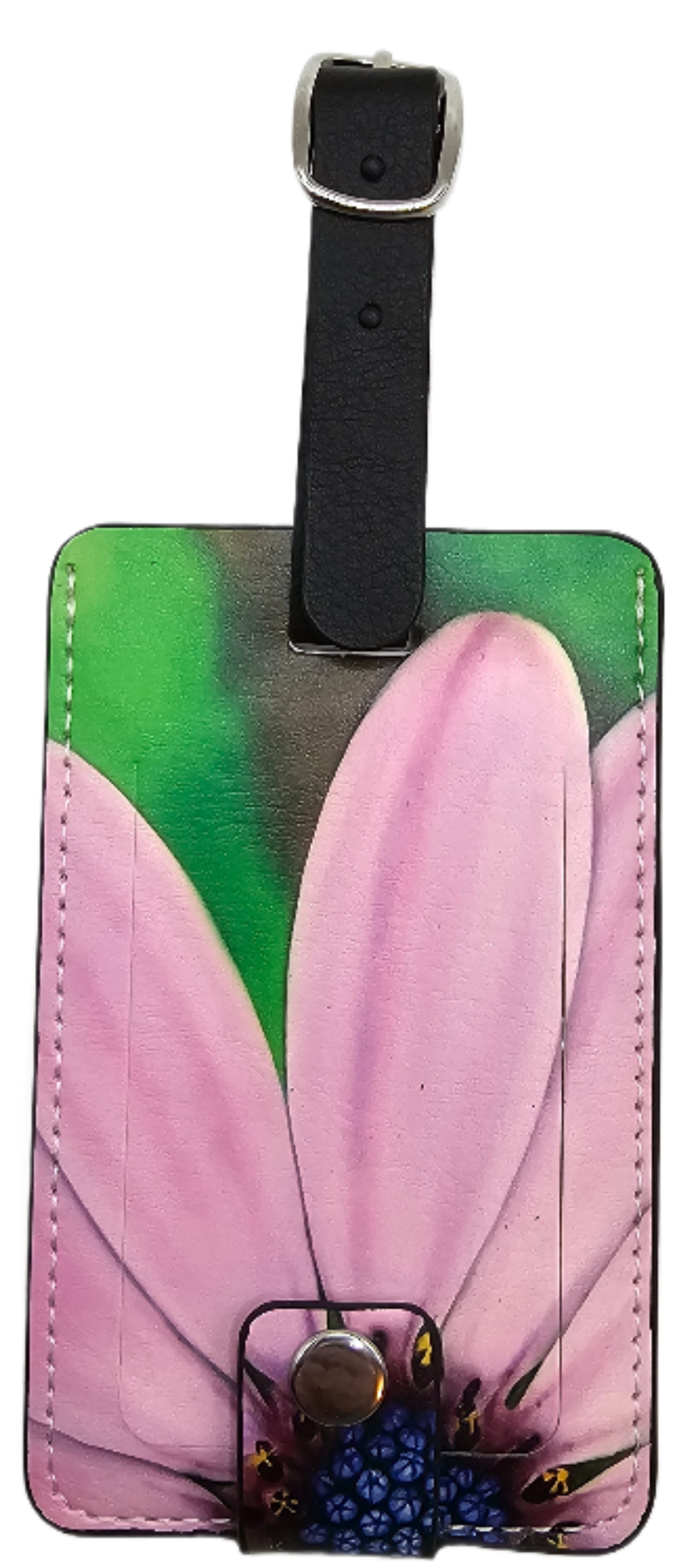 Stunning Pink Daisy Luggage Tag