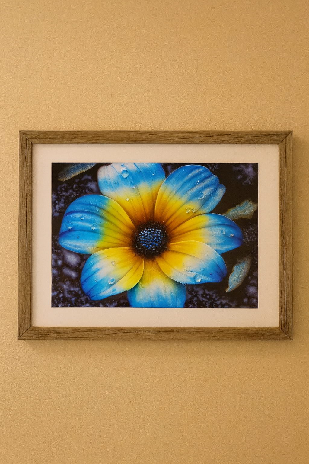 Ron Risley Art - "Alien Flower" Print with Frame | B-MABID