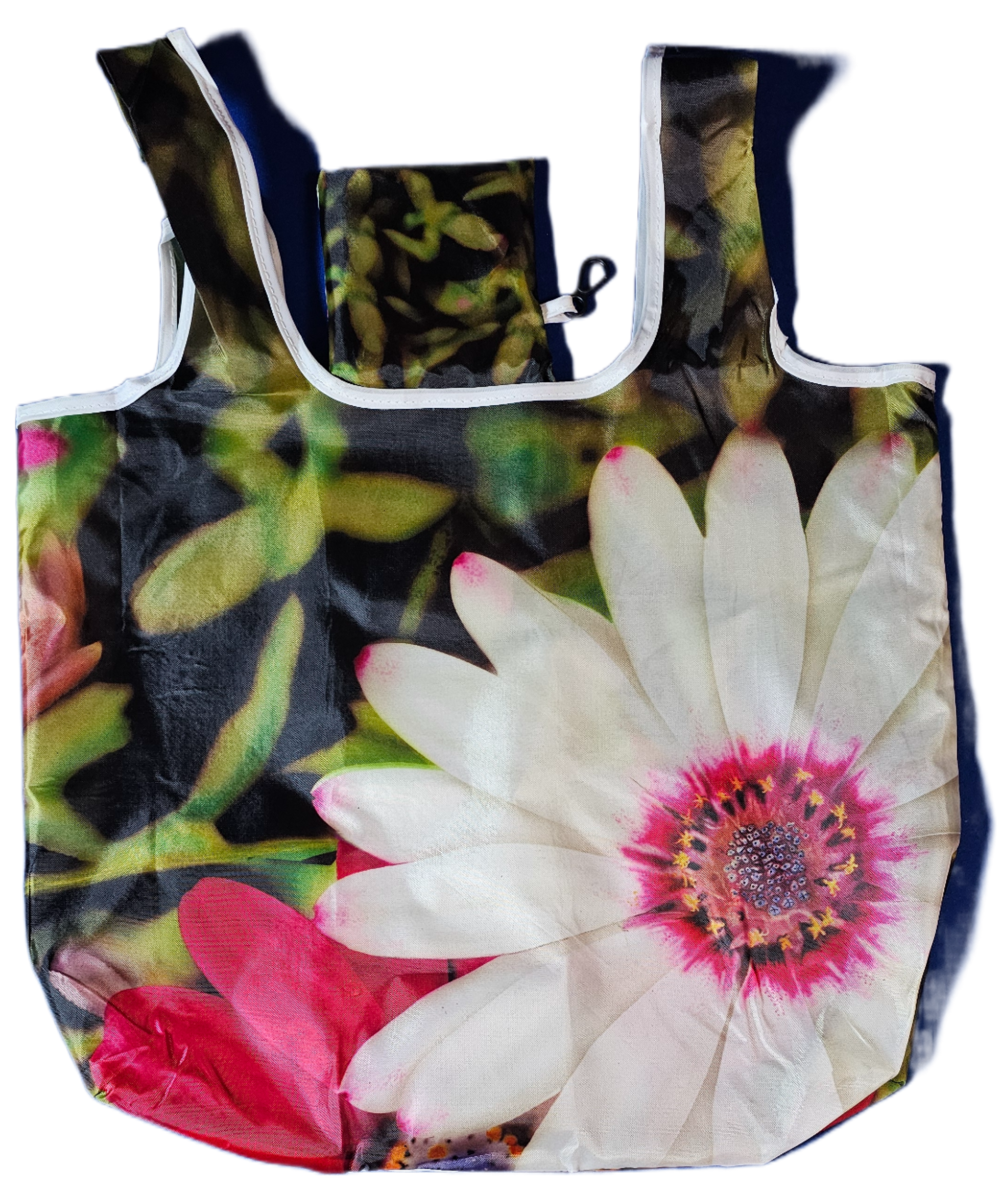 White Daisy Pocket Bag