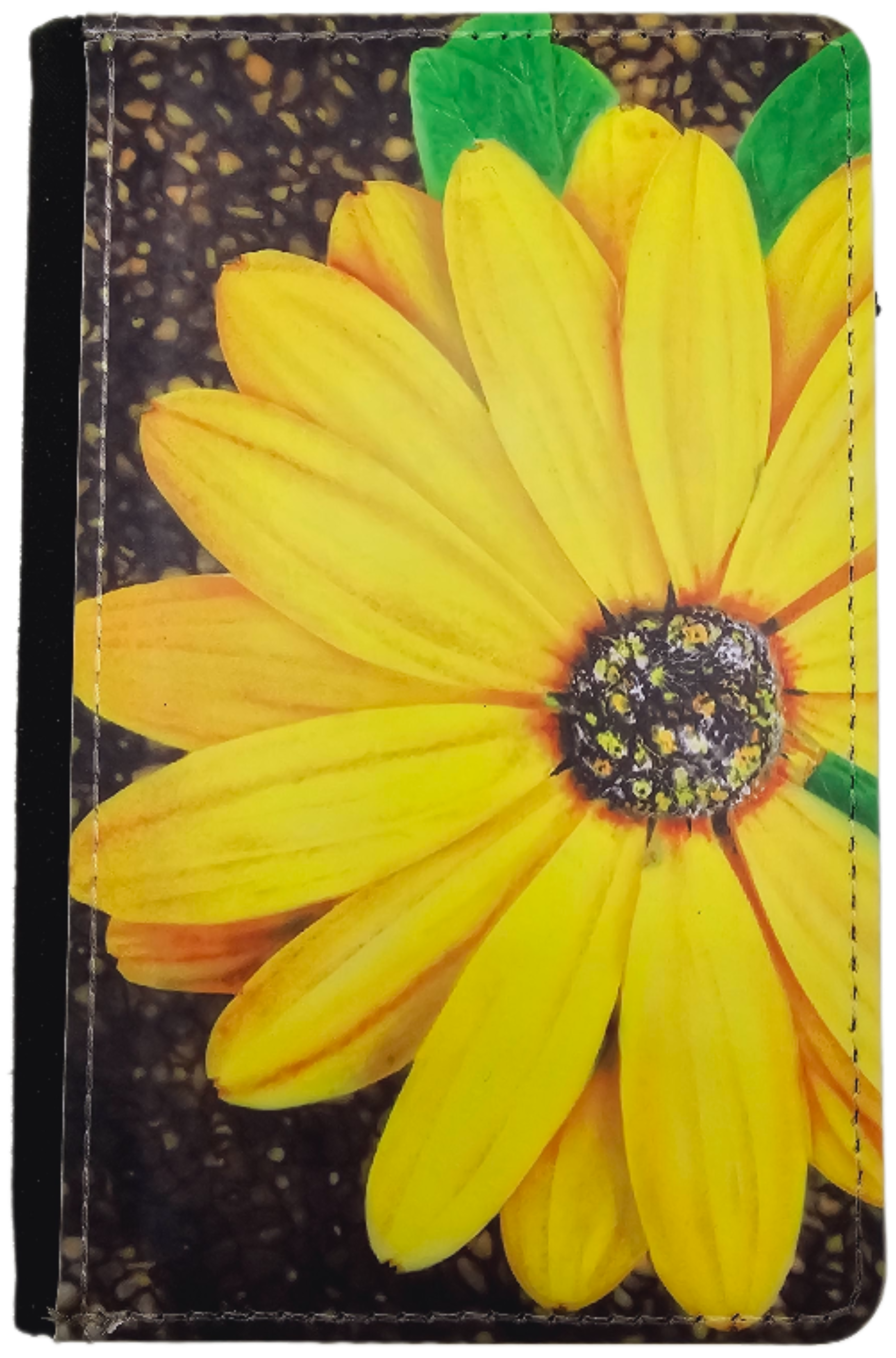Yellow Daisy Passport and Card Holder