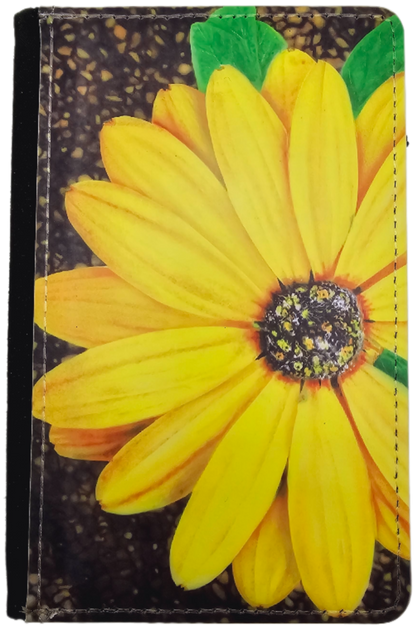 Yellow Daisy Passport and Card Holder