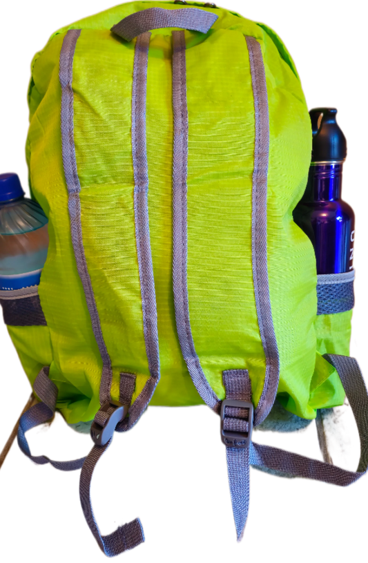 Forget Me Not -  - Light Green Day Pack with " Leave No Footprints" Patch | Ron Risley Art