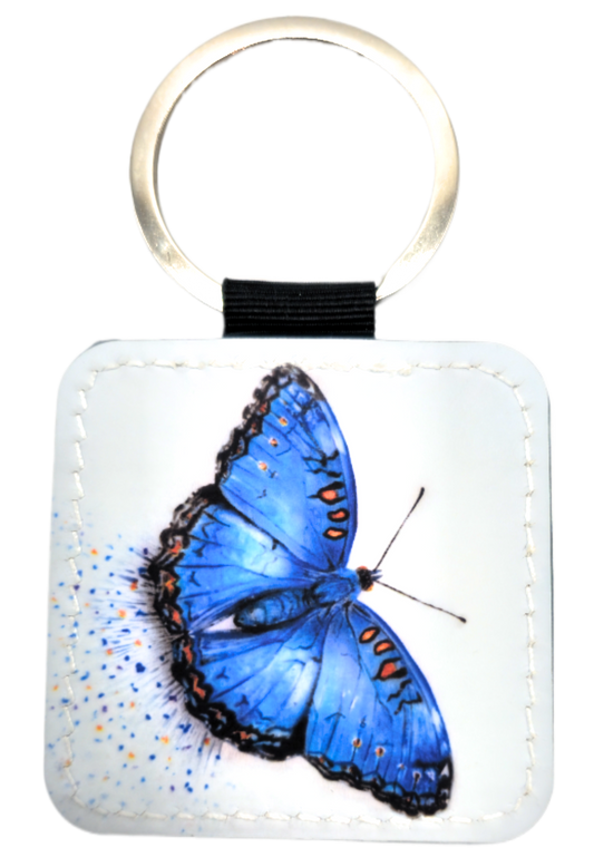 Forget Me Not -  'Gentle Flight' Key Ring | Ron Risley Art
