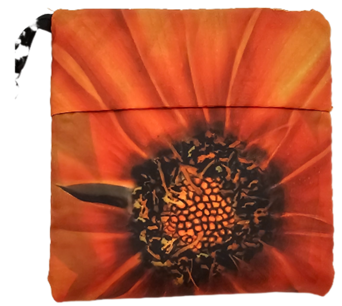 Forget Me Not - Beautiful Orange Daisy Pocket Bag | Ron Risley Art