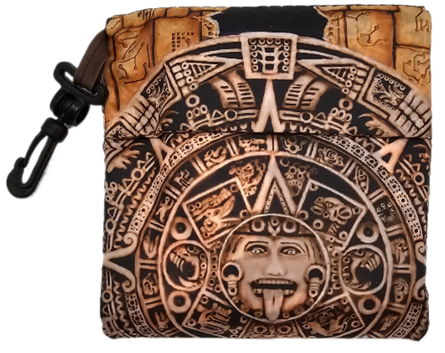 Forget Me not - Unique Techno-Mayan Pocket Bag | Ron Risley Art