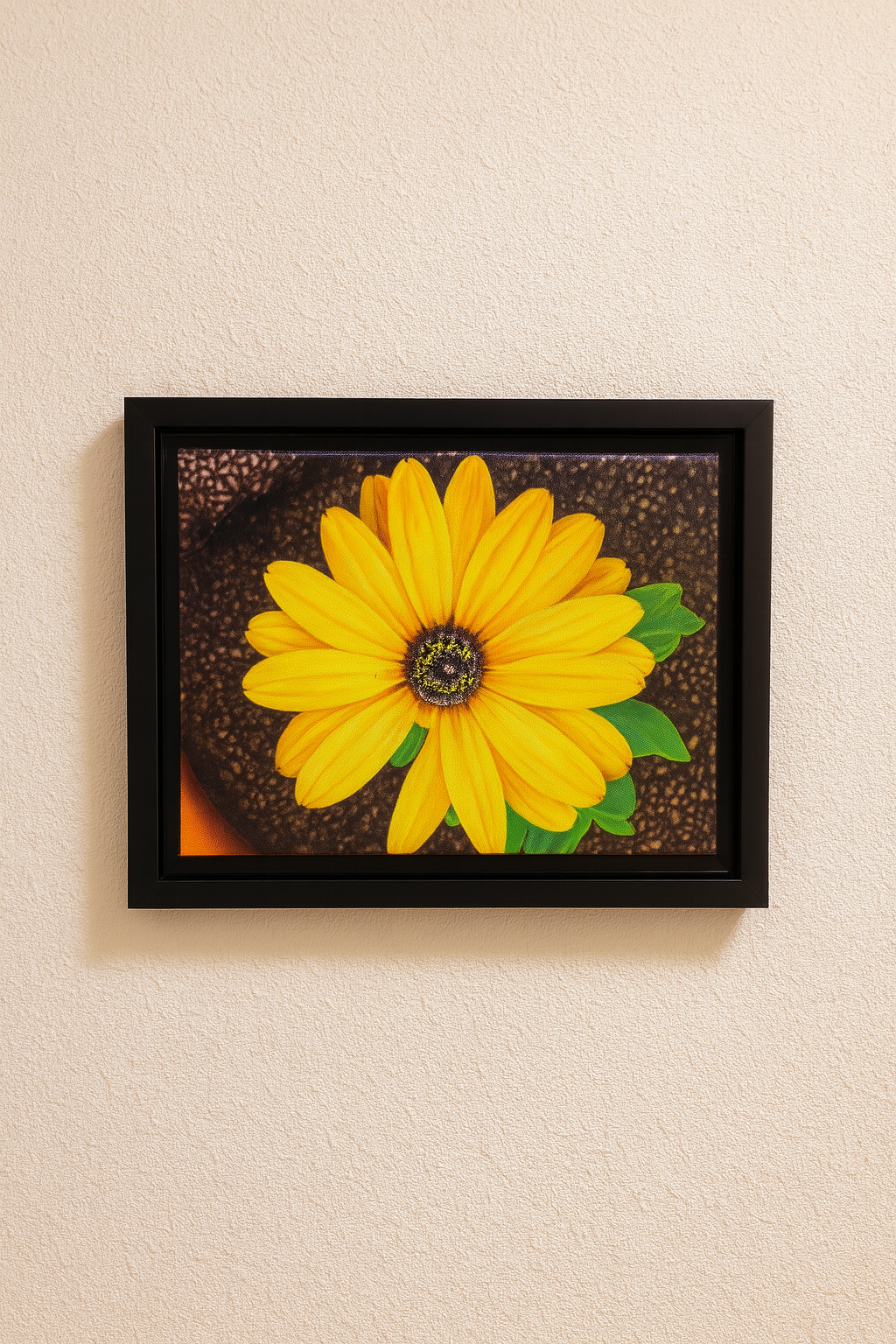 Ron Risley Art - "Yellow Daisy: Canvas Print and Frame | B-MABID